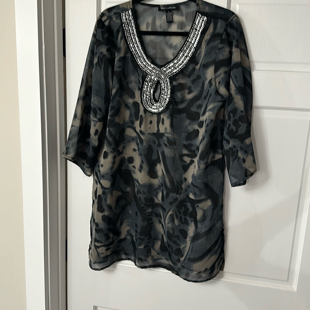 Clubs collection swimsuit cover up.